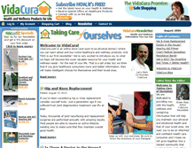 Tablet Screenshot of newsletter.vidacura.com
